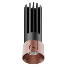 Χωνευτό Φωτιστικό Tera Copper Gold (Electroplated) 6W 3000K 24° CRI90 150mA 30V  d2.6*h8cm 5έτη εγ