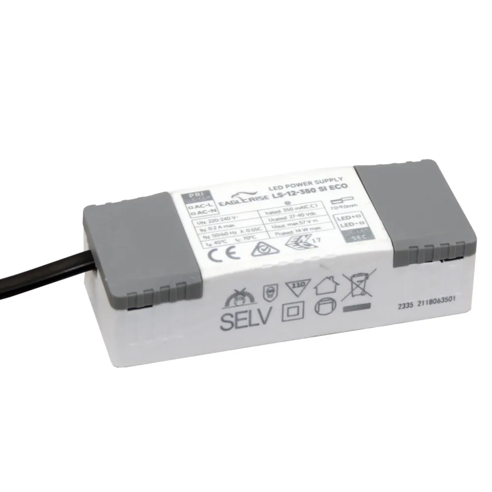 Tροφοδοτικό max14W 350mA OUT:27-40VDC IN:220-240VAC Eaglerise h92w36d25mm