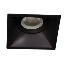 Χωνευτό Κινητό Φωτιστικό Inn-S Τετράγωνο Μαύρο Gu10 45° 9x9cm