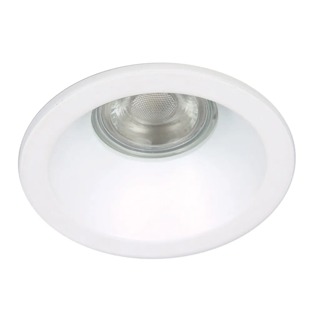 Χωνευτό Φωτιστικό Tria GU10 IP65 Λευκό (Sandy) d8.5cm κοπή 7.5cm