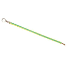 Καλώδιο Γείωσης  10cm 0.75mm2 με Στρογγυλή Επαφή 4.2mm
