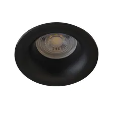 Χωνευτό Φωτιστικό Ira GU10 Μαύρο PC Seaside Class Max10W d86h42mm Kοπή 70mm