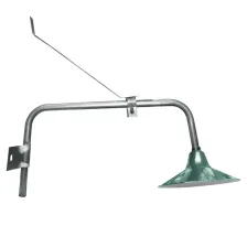 Deh Βαρέως Ε27 Καπέλο Πράσινο & Βραχίονας Γαλβανιζέ @