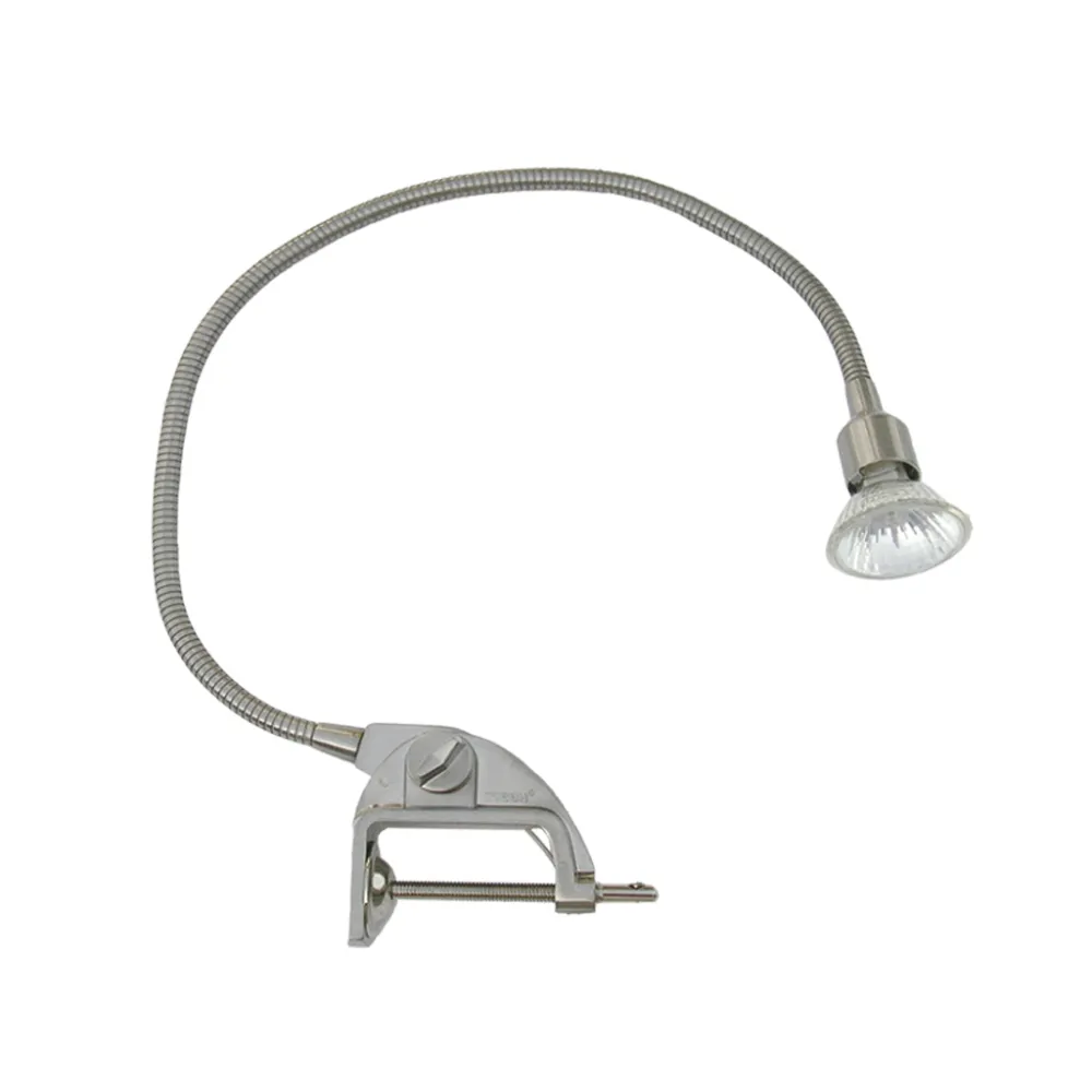 Επίτοιχο φωτιστικό ELC-1284 Gu5.3 Max50W Nickel Mat Με Μέγγενη& Βραχίονα 60cm