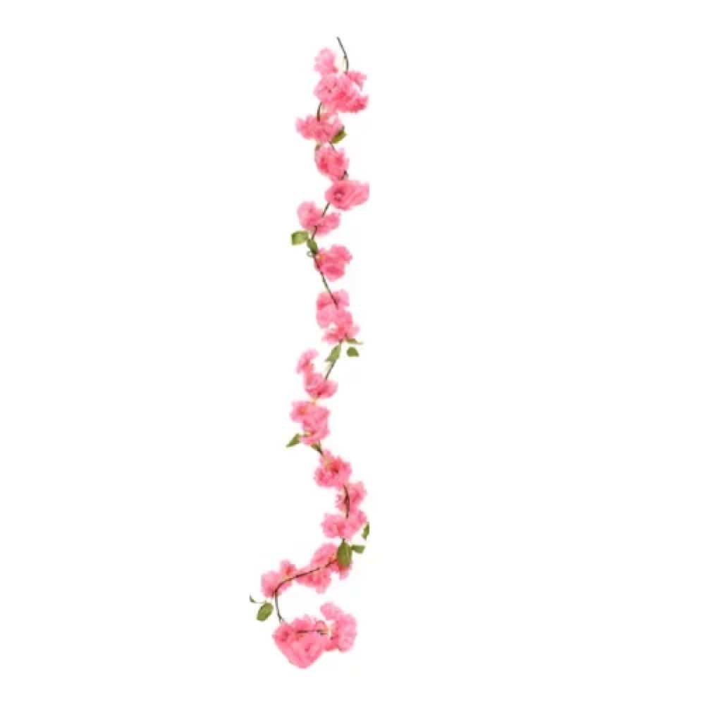 Διακοσμητική Kρεμαστή Τεχνητή Γιρλάντα Λουλουδιών
