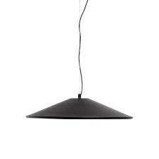 Κρεμαστό Φωτιστικό Ramen Φ400mm Led Triac-Dim 21W 3CCT 2700-3000-4000K Μάυρο(Sandy) 1.5m 5years 230V