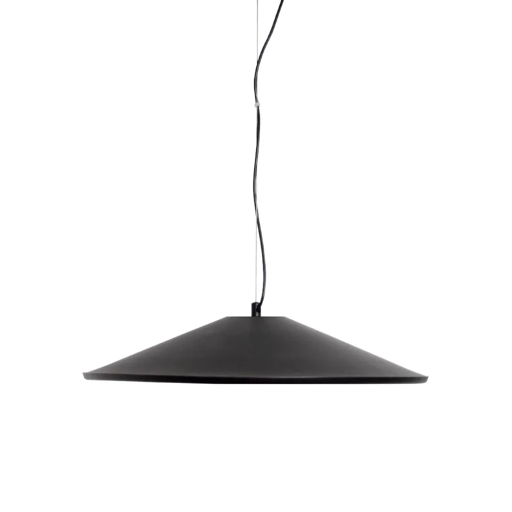 Κρεμαστό Φωτιστικό Ramen Φ400mm Led Triac-Dim 21W 3CCT 2700-3000-4000K Μάυρο(Sandy) 1.5m 5years 230V