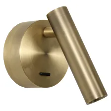 Φωτιστικό Vera Led 3W 3000K 25° Brass l11d2.5cm με Βάση d8w3cm,με Διακόπτη,220-240VAC