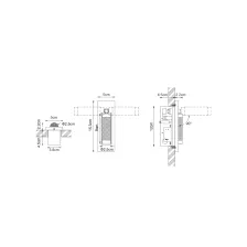 Χωνευτό Φωτιστικό Mara 3W 3000K 30° Μαύρο (Sandy) CRI90 Με Διακόπτη h15.3w5d4.5cm 230V