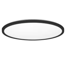 Φωτιστικό Οροφής Peru Led 24W IP54 3CCT 3000-4000-6000 Μαύρο d42xh2.8cm 3Έτη Εγγύηση 180-264Volt,TUV