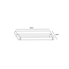 Φωτιστικό Led Luce 3CCT 12W 3000/4000/5000K Brass (Eπιμεταλλωμένο) IP44 l62h10d2.5cm 100-277VAC