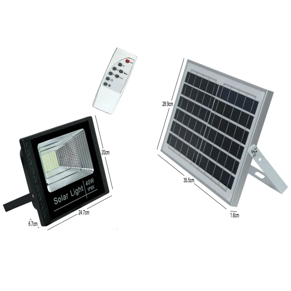 Ηλιακός προβολέας Led Brand 40W 6000K@@