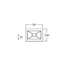 Προβολέας Band Led 50W RGBW IP65 Μαύρος με τηλεχειριστήριο&λειτουργία μνήμης τελευταίας κατάστασης