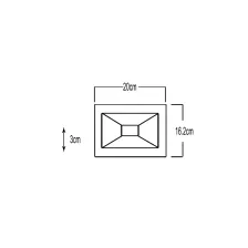 Προβολέας Band Led Μπλε 50W IP65 σώμα Μαύρο 230V