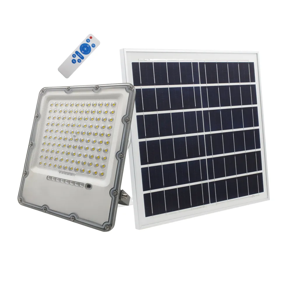 Ηλιακός προβολέας Ανθρακί Led Band 70W 3000K 5m Καλώδio 18W Panel 15Ah Μπαταρία 2900lm h27d22d4.2cm