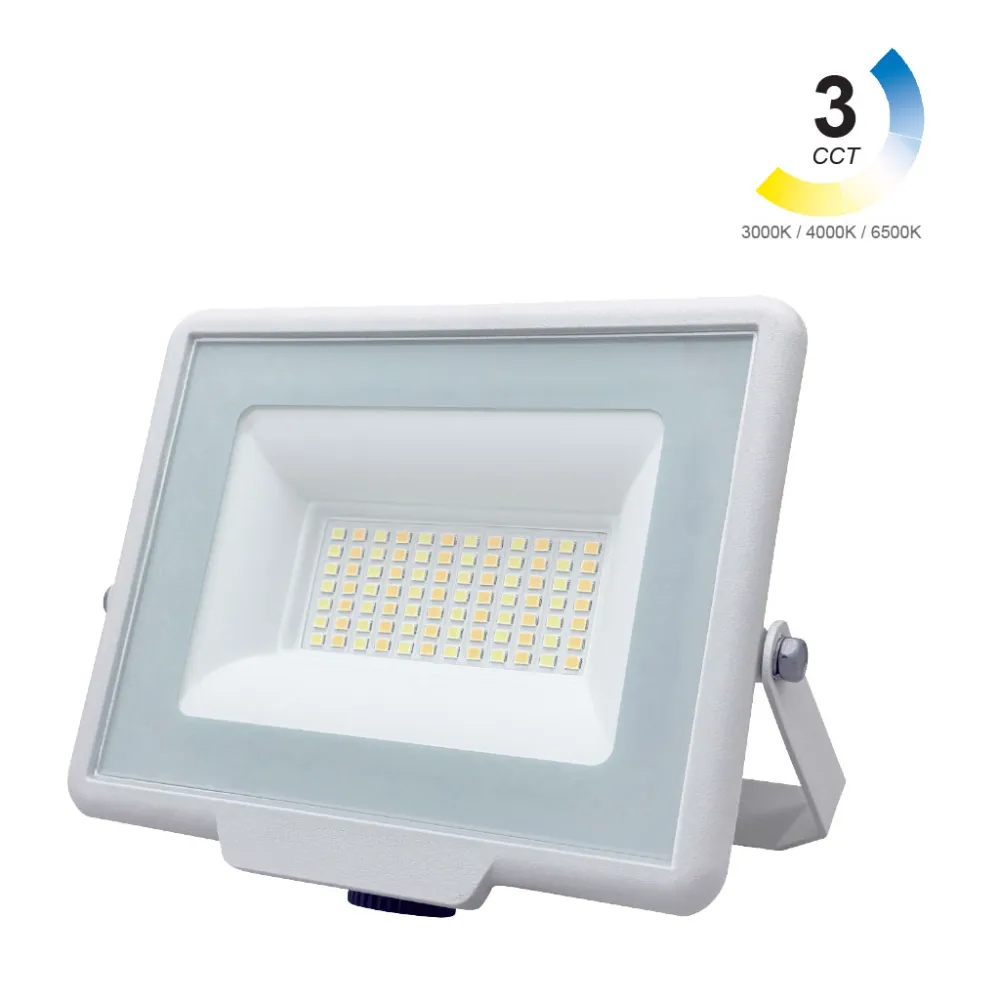 Προβολέας  Band  Led 30W 3CCT 3000-4000-6000K IP65 Λευκός 230V h12.5w15.3d3.1cm