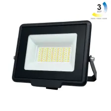 Προβολέας  Band  Led 30W 3CCT 3000-4000-6000K IP65 Μαύρος 230V h12.5w15.3d3.1cm