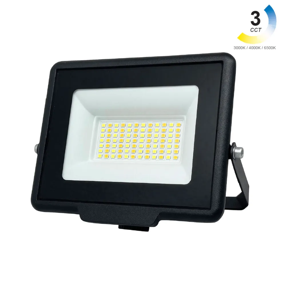 Προβολέας  Band  Led 30W 3CCT 3000-4000-6000K IP65 Μαύρος 230V h12.5w15.3d3.1cm