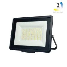 Προβολέας  Band  Led 100W 3CCT 3000-4000-6000K IP65 Μαύρος 230V h21.7w27.2d3.2cm