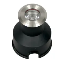 Χωνευτό φωτιστικό δαπέδου ETI 3W 10° 3000K IP68 ST304 Ανοξείδωτο σώμα & πλαίσιο