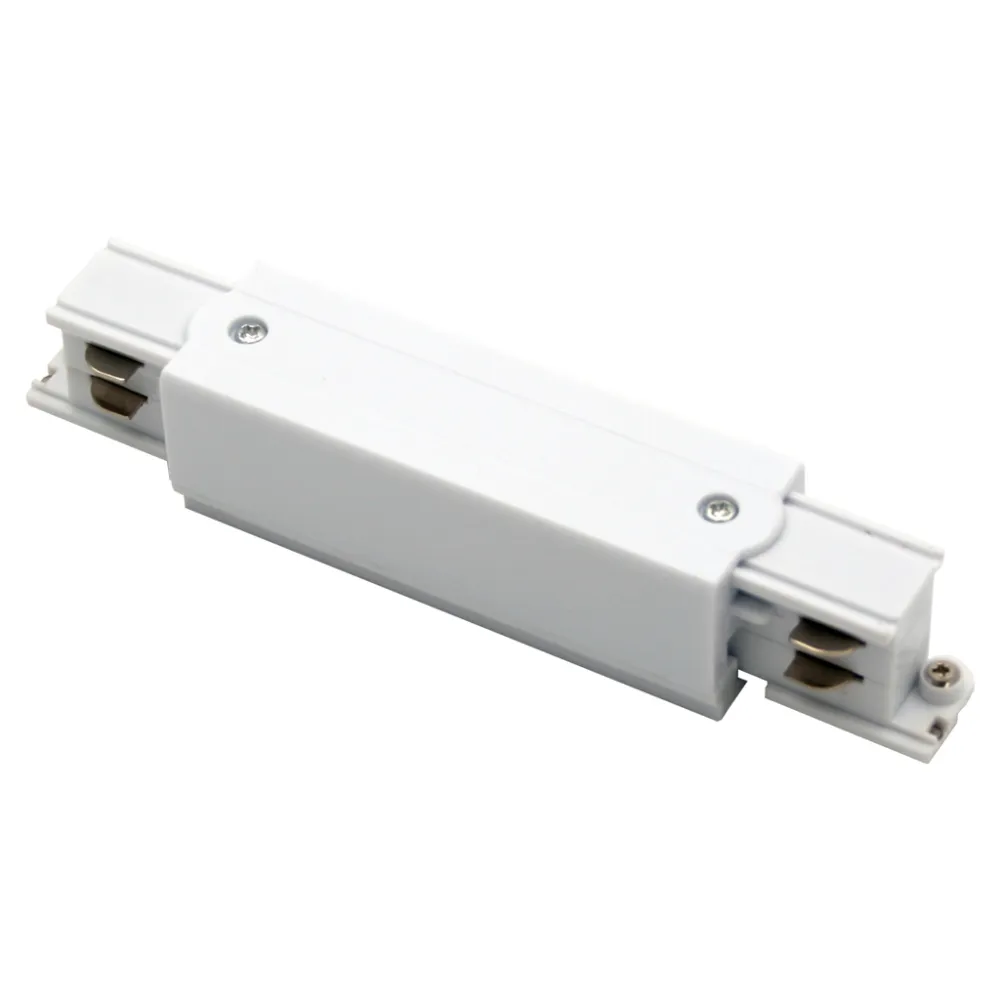 Σύνδεσμος Ευθεία Λευκός 3Φ Ράγα με Είσοδο Καλωδίου TUV