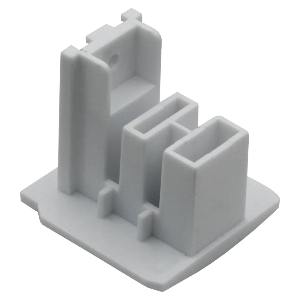 Τάπα Τερματική Λευκή 3Φ Ράγα