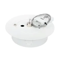 Ροζέτα οροφής Λευκή με συρματόσχοινο με συρματόσχοινο & στήριγμα ράγας