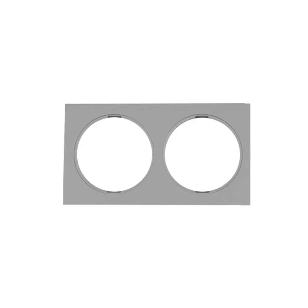 Πλαίσιο διπλό Combi Ασημί 5522