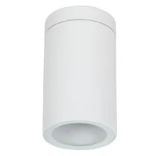 Στεγανό Φωτιστικό Οροφής GU10 Tubo IP54 Λευκό Max 10W d6h10.8cm