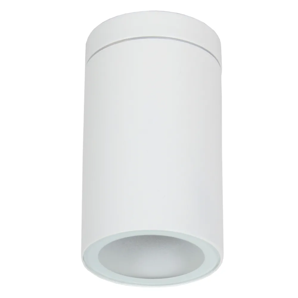 Στεγανό Φωτιστικό Οροφής GU10 Tubo IP54 Λευκό Max 10W d6h10.8cm