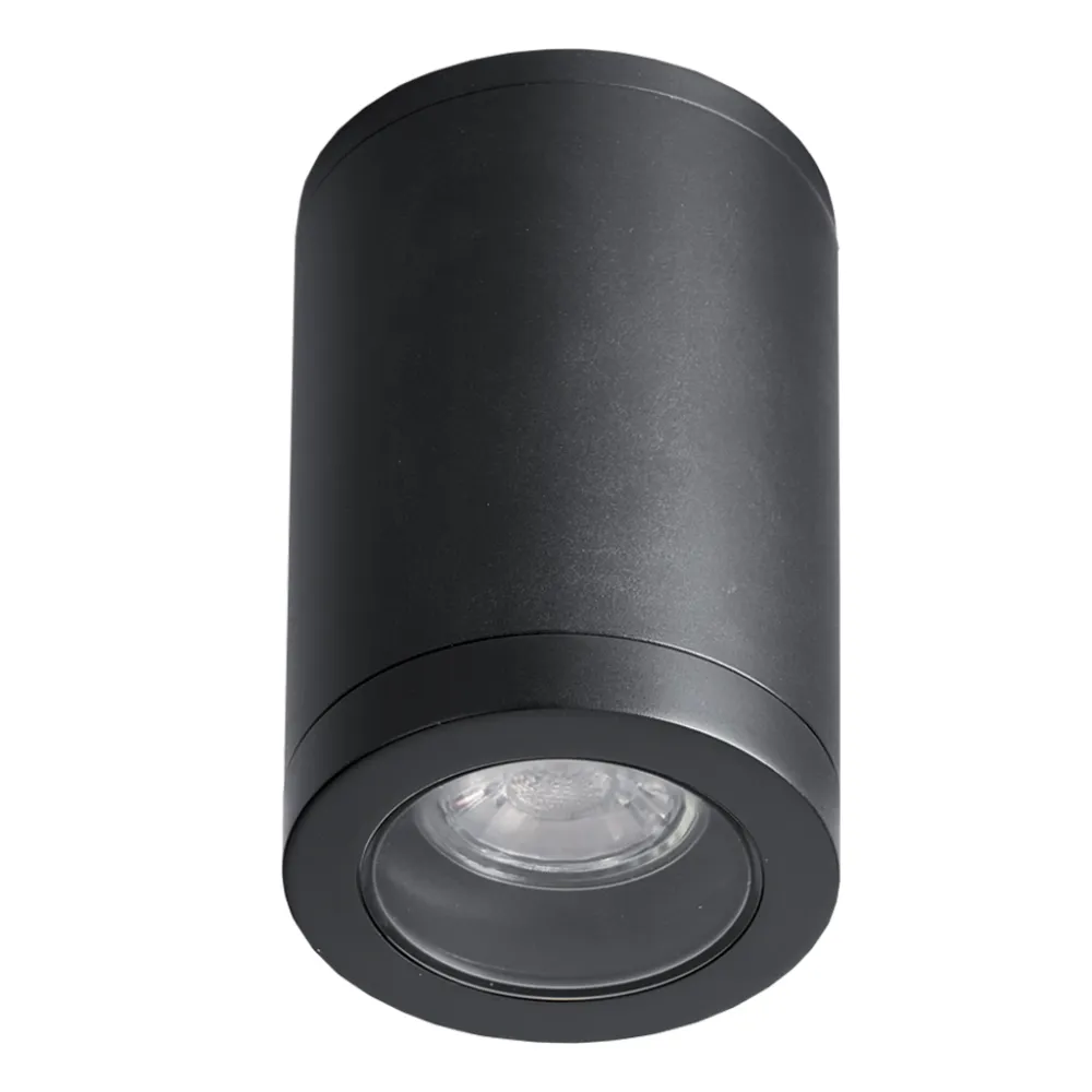 Φωτιστικό Οροφής Paolo Μαύρο GU10 7W IP54