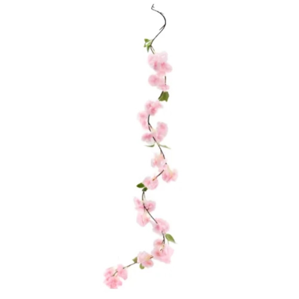 Διακοσμητική Kρεμαστή Τεχνητή Γιρλάντα Λουλουδιών