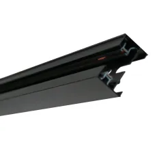 Μονοφασική Ράγα 2 Καλωδίων 1m Μαύρη 10A 230V