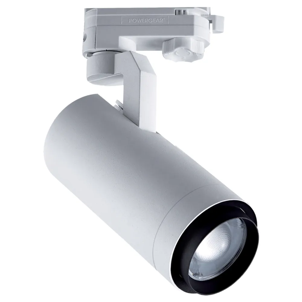 Φωτιστικό Focus Led 20W 3000K Λευκό CRI90,Προσαρμοζόμενη δέσμη 15-60°, 5έτη εγγύηση h15.6 w6.7cm