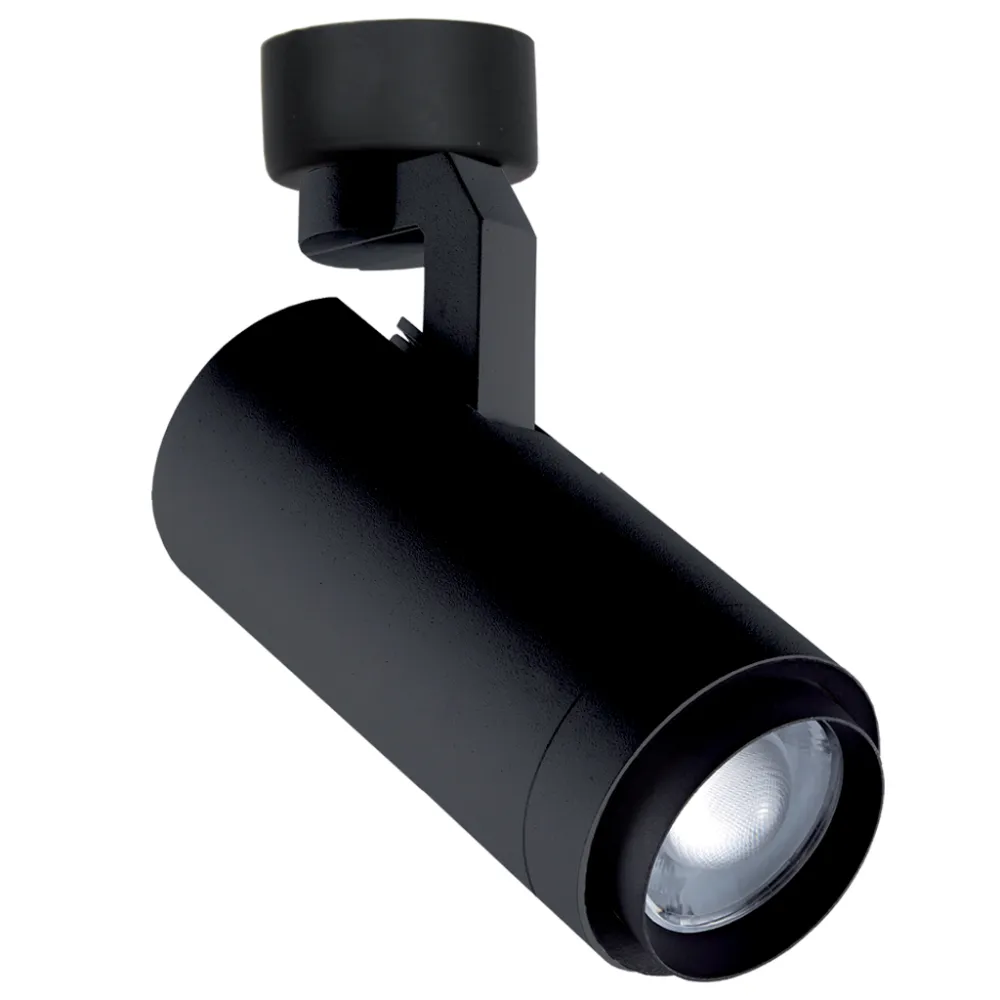 Φωτιστικό Focus Led 20W 3000K Μαύρο CRI90,Προσαρμοζόμενη δέσμη 15-60°, 5έτη εγγύηση h15.6 w6.7cm