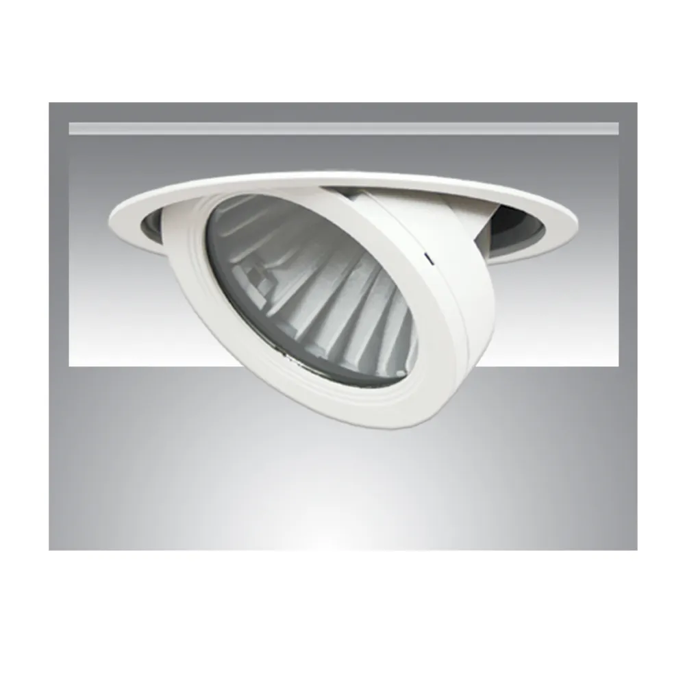 Χωνευτό σποτ Zoom Led 2000/3000lm Λευκό@