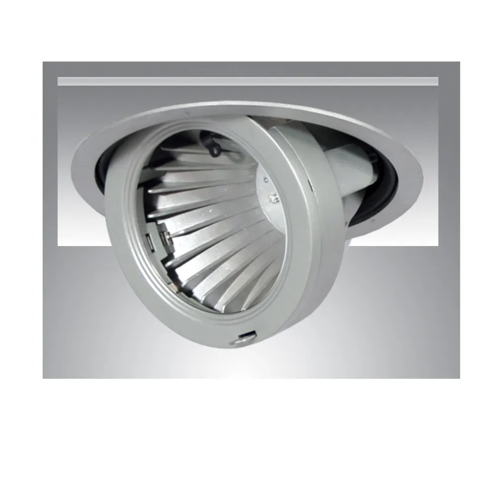 Χωνευτό σποτ Zoom Led 1880 Ασημί@