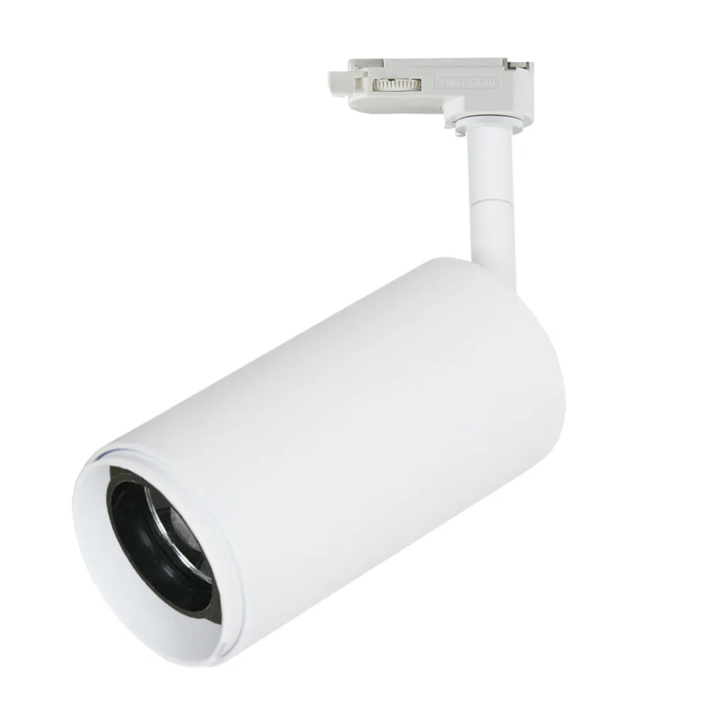 Φωτιστικό Nexo GU10 50W Λευκό (sandy) Με Ελατήριο, h12.8d5.9cm@@