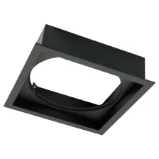 Πλαίσιο μονό τετράγωνο Μαύρο 1712 Radar@