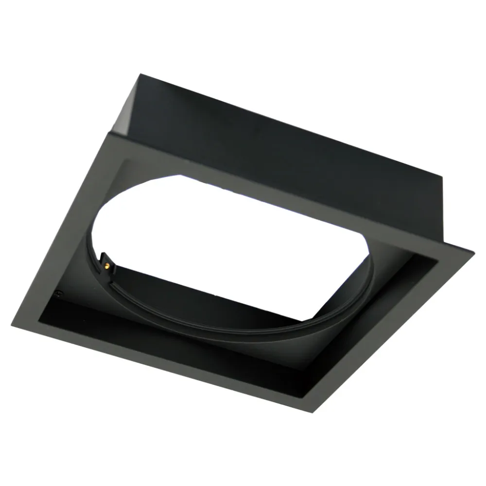 Πλαίσιο μονό τετράγωνο Μαύρο 1712 Radar@