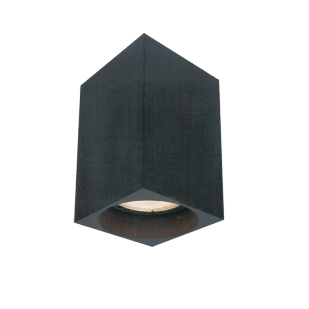 Φωτιστικό Οροφής Ringo GU10 Μαύρο(Sandy) w5.6d5.6h10cm Max10W