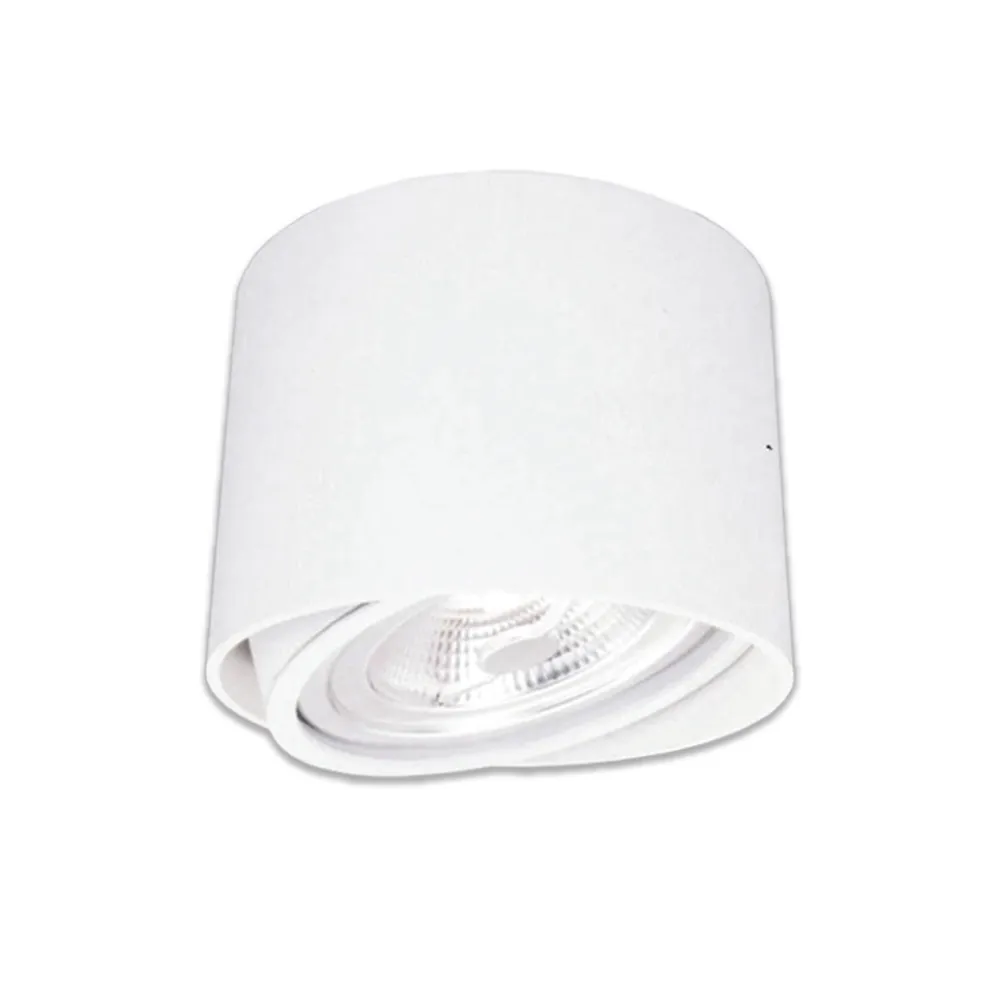 Κινητό Φωτιστικό οροφής Nord GU10(ES111) Λευκό(sandy) d13h14.2cm Max15W