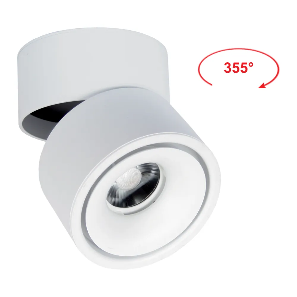 Φωτιστικό Led Fila 11W Λευκό(Sandy) 3000K 24° CRI90 d10h10.1cm 85-260V