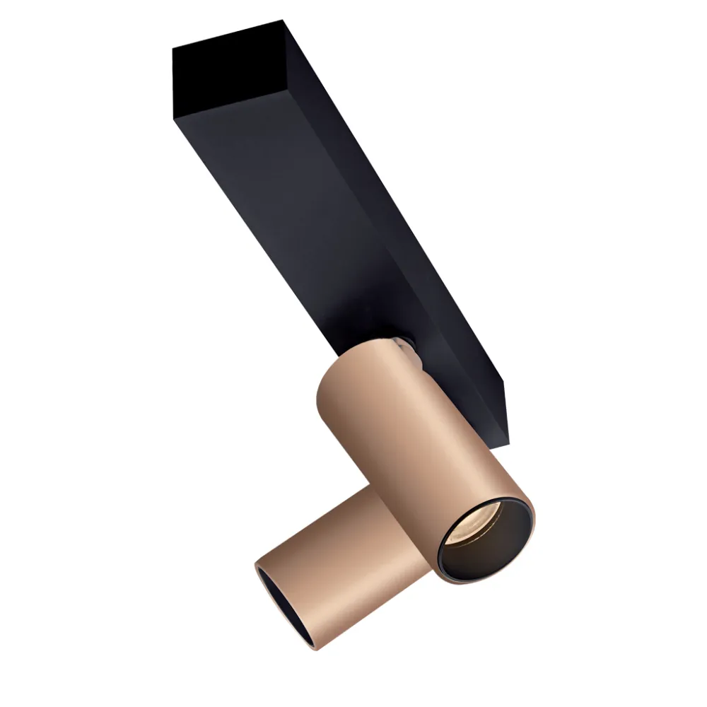 Φωτιστικό Soho Led Μαύρο-Cooper Gold 10W DIM 3000K 24D CRI90 200-250Volt@