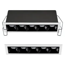 Χωνευτό Φωτιστικό Deep Led 10W 3000K 30° CRI90  χωρίς driver  500-600mA 12-24Vdc Max 5έτη εγγύηση