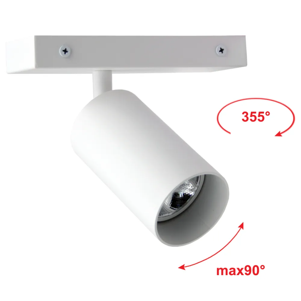 Φωτιστικό Εξωτερικής Τοποθέτησης Stilo Λευκό (Sandy) 1xGU10 10W 15x5.6mm