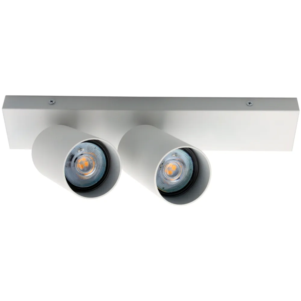 Φωτιστικό Εξωτερικής Τοποθέτησης Stilo Λευκό (Sandy)  2XGU10 10W 30x5.6mm