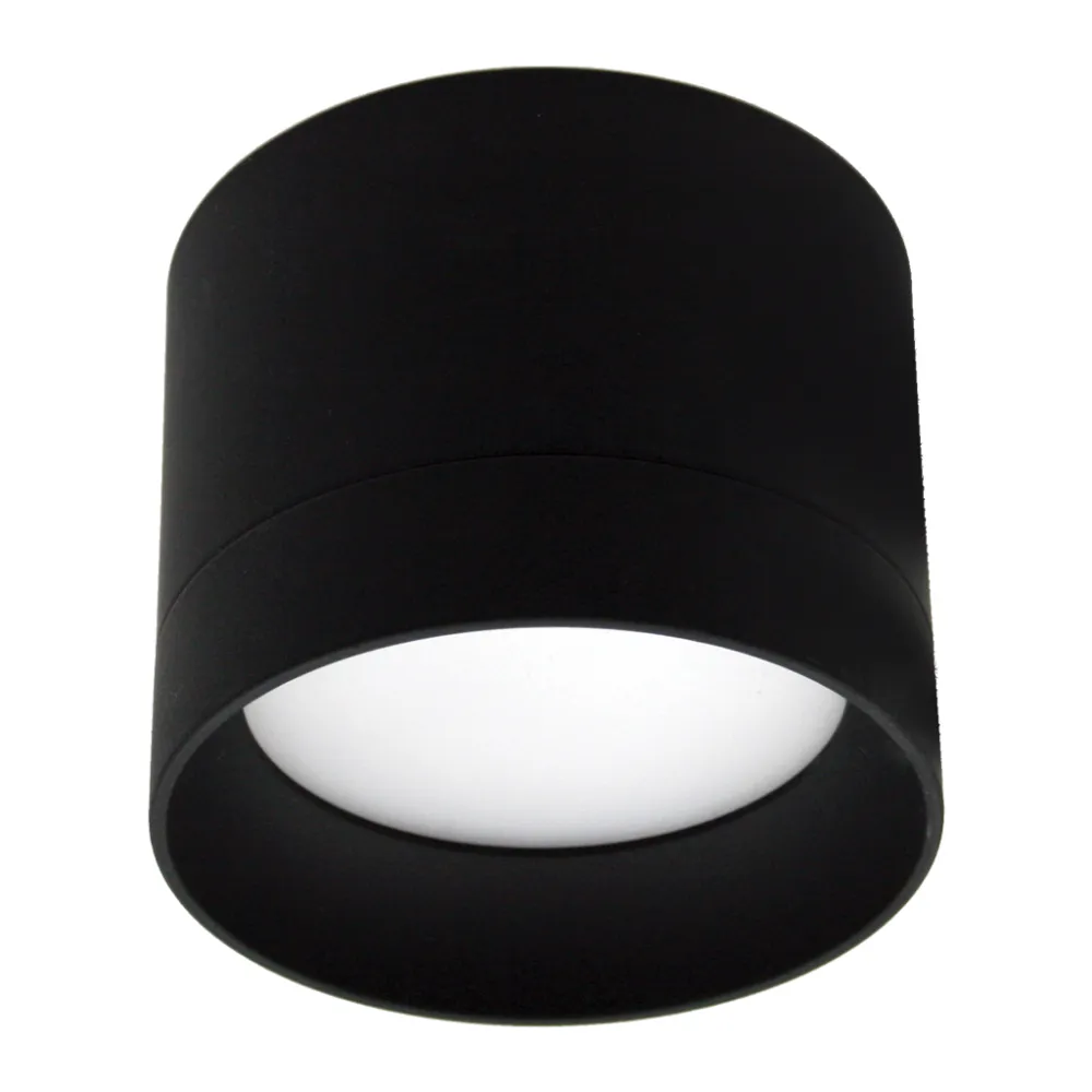 Φωτιστικό Οροφής Astor GX53 Μαύρο(Sandy) d8.4h7cm max15W