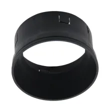 Δακτύλιος Μαύρος (Sandy) για Φωτιστικό Οροφής Mito Gu10 d5.8h3cm Πλαστικό