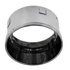 Δακτύλιος Μαύρος (Chrome) για Φωτιστικό Οροφής Mito Gu10 d5.8h3cm Πλαστικό